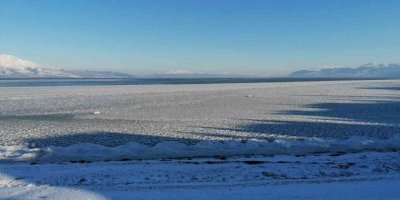 Türkiye’nin 4. büyük gölü Eğirdir buz tuttu