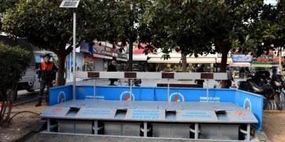 Akıllı konteyner Kale Kapısı’nda