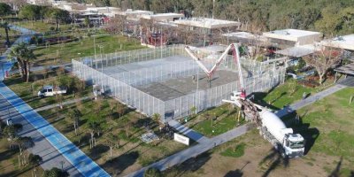 Beach Park’taki tenis ve basketbol sahaları yenileniyor