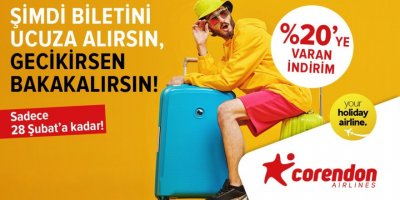 Corendon Airlines’den erken rezervasyon kampanyası