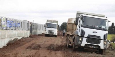 Döşemealtı Belediyesinden yol yapım çalışması