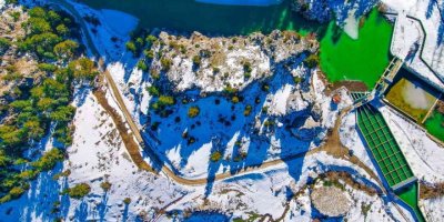 Kargaçayırı Gölü’nde kartpostallık manzara