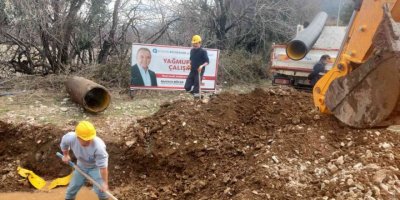 İbradı’da iki mahallede yağmur suyu sorunu çözüldü