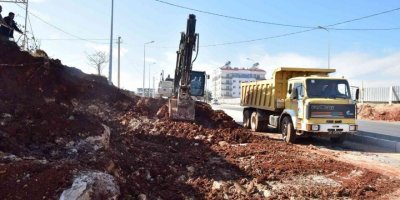 Şehir Hastanesi yolunda yol genişletme çalışması