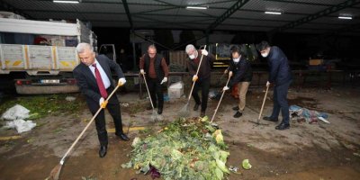 Mezitli’de kompost üretimine destek