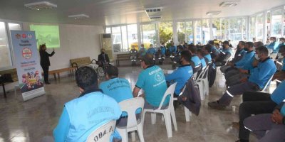 Alanya Belediyesi operatörlerine güvenli sürüş ve zincir takma eğitimi