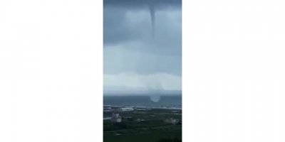 Hatay’da denizde hortum oluştu