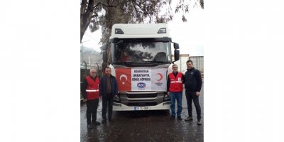 Adana’dan Ukrayna’ya İlk Yardım Tırı Yola Çıktı