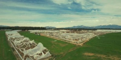 Antalya’yı vuran hortumun seralara verdiği hasar havadan görüntülendi