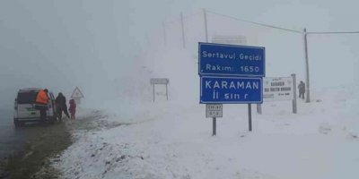 Sertavul Geçidi ulaşıma kapandı