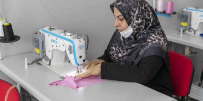 MERCEK’te dikiş kursu başladı