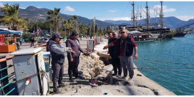 Alanya’da teknecilerin ’çöken iskele’ isyanı