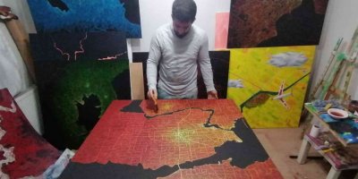 Tuvallerine kuş bakışı haritaları resmediyor