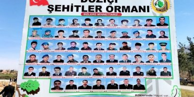Osmaniye’de "Şehitler Ormanı" oluşturuldu