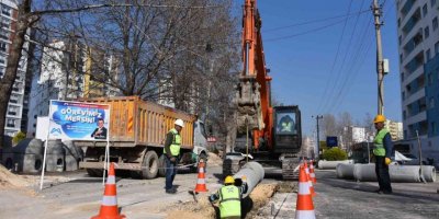 MESKİ’nin yağmursuyu çalışmaları devam ediyor