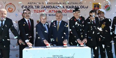 Gaziler Jandarma Karakolu Temeli Törene Atıldı