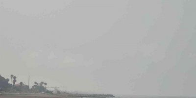 Samandağ’ı sis kapladı