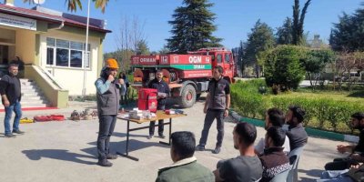 Tarsus’ta yangınla mücadele gönüllülerine eğitim verildi