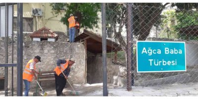 Türbelerde bayram temizliği