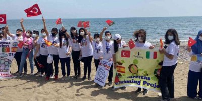 Deniz kaplumbağalarının üreme alanlarında sahil temizliği