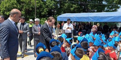 Anaokuluna trafik eğitim parkuru açıldı