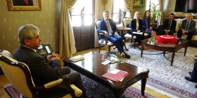 Ab Türkiye Delegasyonu Başkanı Büyükelçi Landrut, Vali Doğan’ı Ziyaret Etti