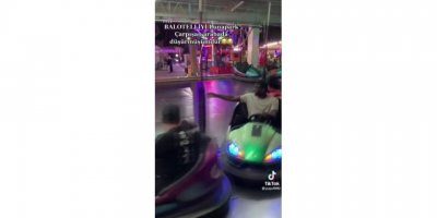 Balotelli çarpışan arabaya binip eğlendi