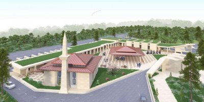 Uncalı Kent Mezarlığı inşaatı hızla ilerliyor