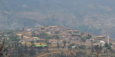 Orman yangınında evlerini kaybedenler için yapılan konutlarda sona gelindi