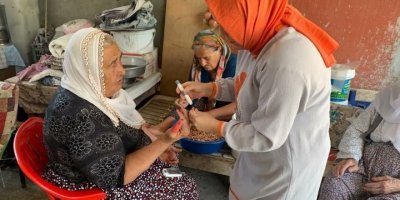 Kadirli Belediyesi’nin evde sağlık hizmeti devam ediyor