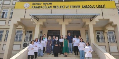 Karacaoğlanlı öğrenciler yurt dışında staj yaptı