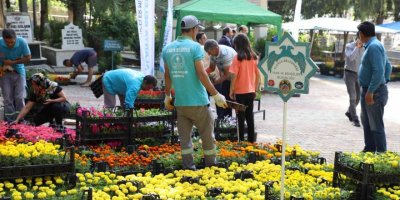Alanya’da bayramda 60 bin çiçek dağıtılacak