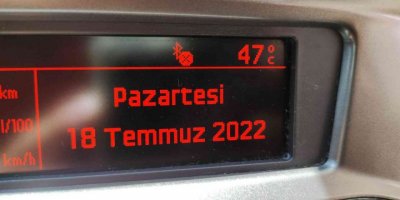 Adana’da araç termometreleri 47 dereceyi gösterdi