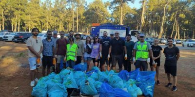 Kepez’in ormanlarında çevre temizliği