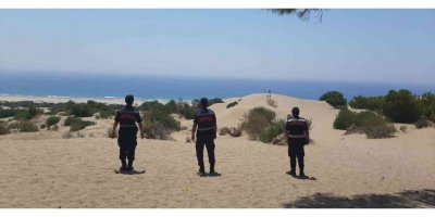 Kumlarının çalınmasıyla gündeme gelen Patara’da jandarma kuş uçurtmuyor