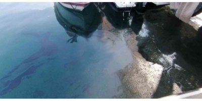 Manavgat Irmağı’nda tepki çeken görüntü