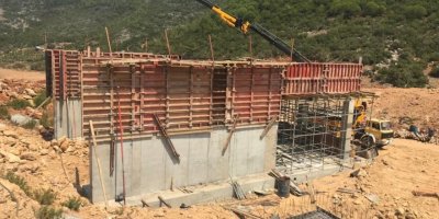 Gazipaşa katı atık çöp aktarma istasyonu yapılıyor