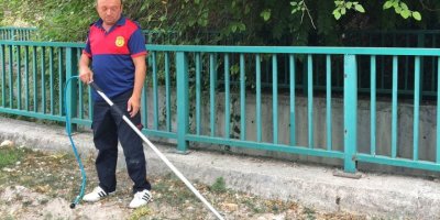 Su kanalına düşen yavru köpeği itfaiye kurtardı