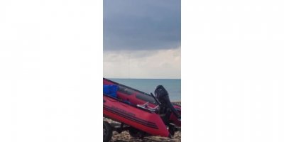 Denizde hortum çıktı