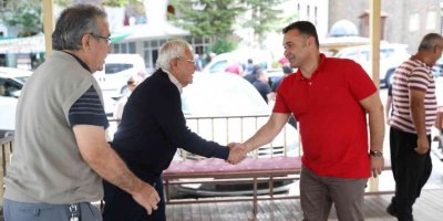 Başkan Yücel yaylada vatandaşlarla bir araya geldi