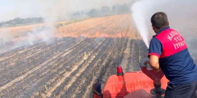 Kadirli’de çıkan anız yangını söndürüldü