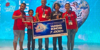 Osmaniyeli öğrenciler hazırladıkları projeyle Türkiye 2’ncisi oldu