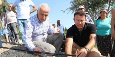 Şifalı bitki olarak bilinen ’şevketi bostan’ tohumları Akdeniz’de toprakla buluştu