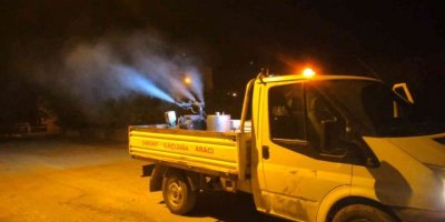 Kadirli’de haşereyle mücadele