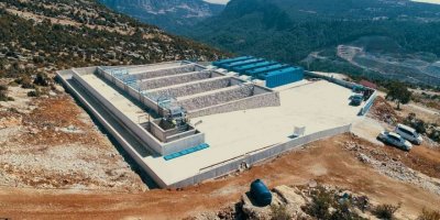 Gözne paket atıksu arıtma tesisi çalışmalarında sona gelindi