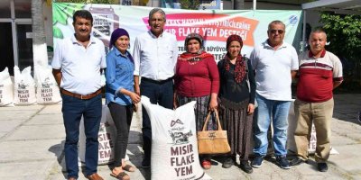 Erdemlili yetiştiricilere yüzde 50 hibeli yem desteği