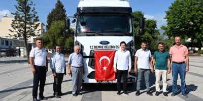 Demre Belediyesi Araç Parkına Yeni Tır