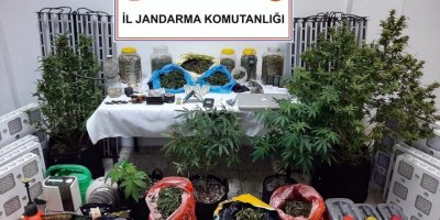 6 Pitbull İle Korunan Bağ Evine Uyuşturucu Baskını; 1'i İsrailli 2 Kişiye Gözaltı