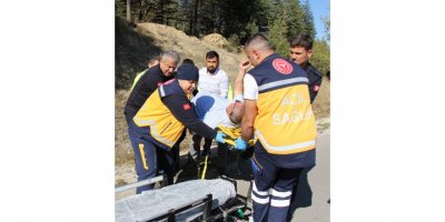 Bucak'ta doktor kazada yaralandı