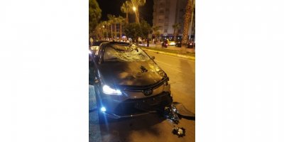 Otomobilin çarptığı skuterdeki 2 liseli öldü